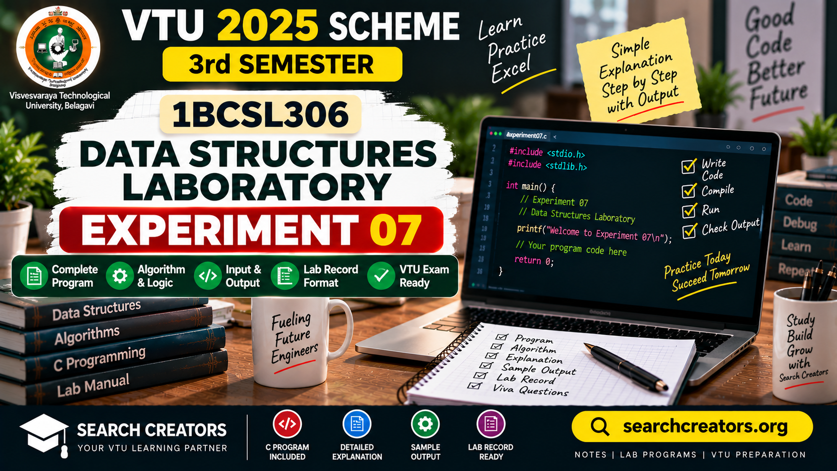 1BCSL306 Data Structures Laboratory – Experiment 07